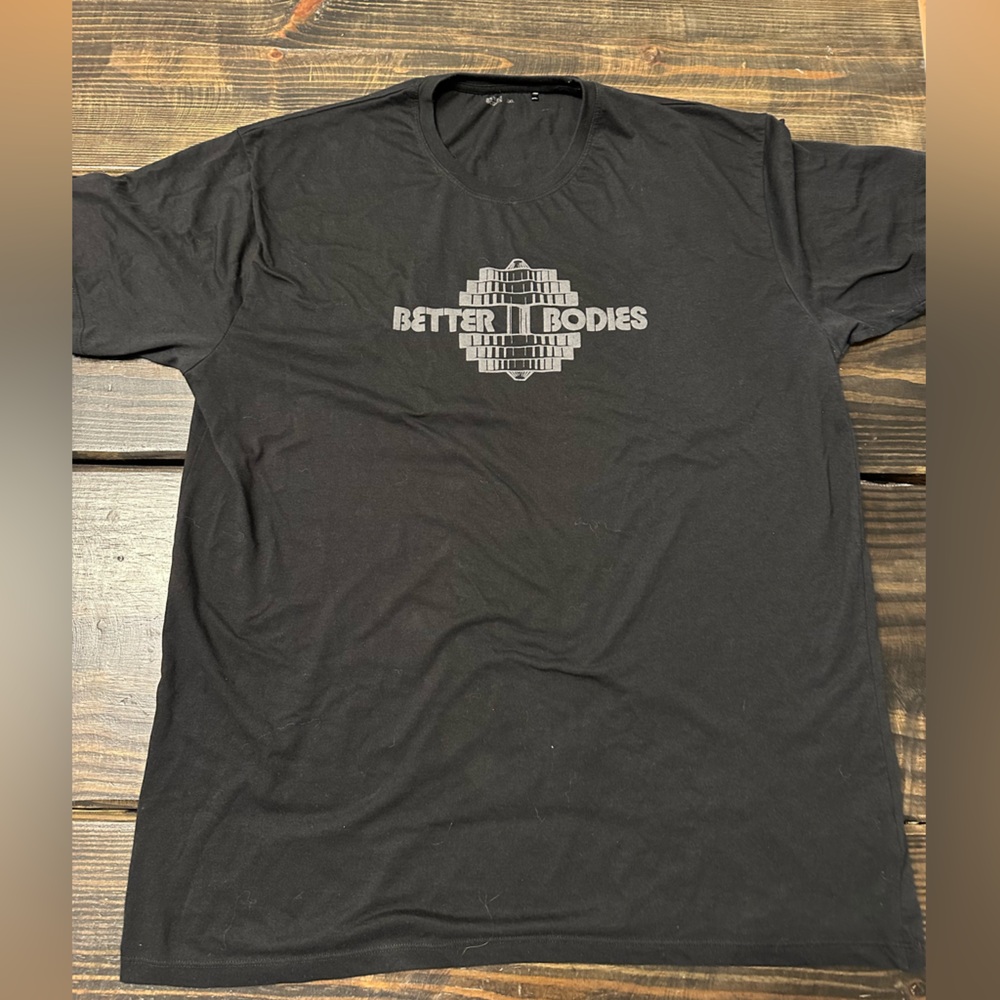 BETTER BODIES Black Graphic Tee